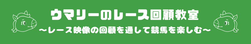 ウマリーのレース回顧教室